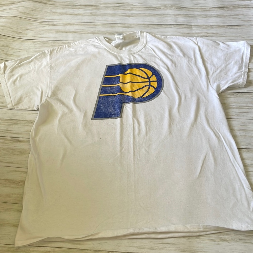Pacers XL white shirt